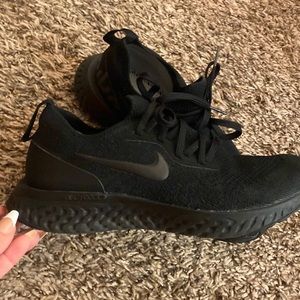 Black Nike shoes